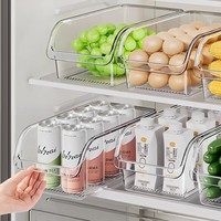 Boîtes de rangement alimentaire portables de qualité alimentaire pour céréales, en plastique transparent pour réfrigérateur