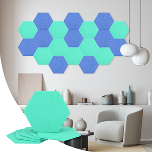 Paneles Decorativos Autoadhesivos para Paredes de Hoteles Modernos, Insonorizantes, Aislantes Acústicos, 3D, 100% Fibra de Poliéster, Fieltro, Tablero de Clavijas - Product Image 1