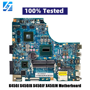 มาเธอร์บอร์ดแล็ปท็อป X450JF สำหรับ <span class=keywords><strong>Asus</strong></span> VivoBook SV41J K450J A450J X450J X450JB X450JF เมนบอร์ดโน้ตบุ๊ค X450JN พร้อมซีพียู I7 I5 <span class=keywords><strong>I3</strong></span> - Product Image 1