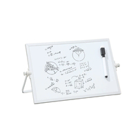 Mini tableau blanc double face de bureau avec support réglable, idéal pour les étudiants, le bureau et l'usage quotidien à la maison