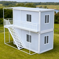 Maison Conteneur Modulaire Personnalisée Design Moderne Respirante Imperméable Mobile pour Bureau, Villa, Boutique, Site Touristique