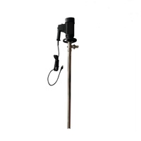 Pompe à tambour électrique avec baril d'huile chimique, 12v, 55 gallons