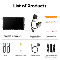 Autoradio Android 13 9 pouces 4G LTE Navigateur 1280*720 IPS Car-play Pièces pour Volkswagen VW Golf 5 6 Passat B5