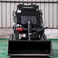 La Chine livraison gratuite se tenir derrière Skid Steer avec seau Mini roue chenillée chargeur Skid Steer