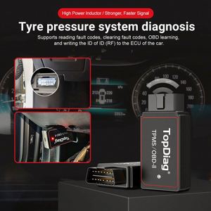 PS001 <b>Tpms</b> Sensor Universal Tire Pressure Monitoring System Status OBD Data Upload Programming Tool 1 Year /WiFi for - Product Image 6