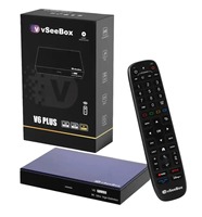 Boîtier multimédia intelligent vSeeBox Elite Ultra 8 2026 + télécommande rétroéclairée, visionnement à 4 voies, DVR NEUF