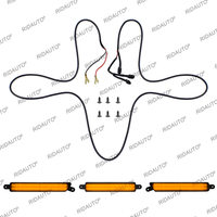Jaune ambre blanc couleur 3 pièces Kit de barre lumineuse LED adapté pour HMT Aftermarket Raptor Grille adaptée pour FORD RANGER T7 T8 2015-2021