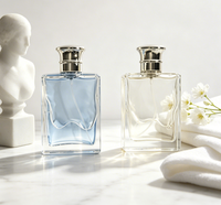 Parfum boisé pour homme 100 ml, eau de parfum longue tenue, flacon carré classique, fragrance pour homme, usage quotidien