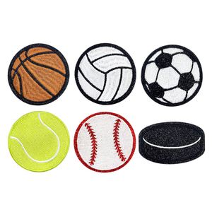 New Hot Iron on Embroidered <b>Black</b> Glitter Border Ice Hockey Football Basketball Baseball Patch for Hat Hoodies Decoration - Product Image 4