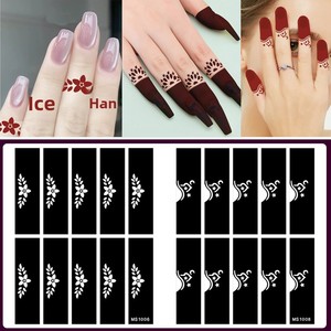 Pegatinas para Dedos al por Mayor, Plantillas <span class=keywords><strong>de</strong></span> Tatuajes DIY Inspiradas en Jugos, Bordados <span class=keywords><strong>de</strong></span> Patrones Pequeños, Henna Pintada a Mano con Diseños Calados - Product Image 2