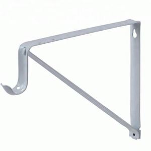 Heavy Duty Metal Wall Shelf Brackets 10 Inch for Floating Shelf Mount L Bracket 90 Degree Triangle Corner Bracket <b>Tools</b> - Product Image 1
