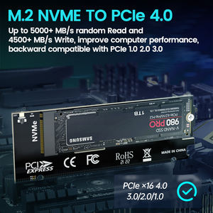 OEM Jeyi MX16-1U <span class=keywords><strong>M</strong></span>.<span class=keywords><strong>2</strong></span> NVMe PCIe 3.0アダプターカードサポート2280サイズNGFF SSDバルクオーダーフルスピード<span class=keywords><strong>M</strong></span>キー利用可能X4/X8/X16 - Product Image 5