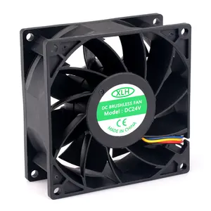 Customized axial fan 4PIN PWM FG 92*92*38 High speed pressure 92mm 9238 Axial Fan 12V 24V DC Cooling Fan for server cabinet