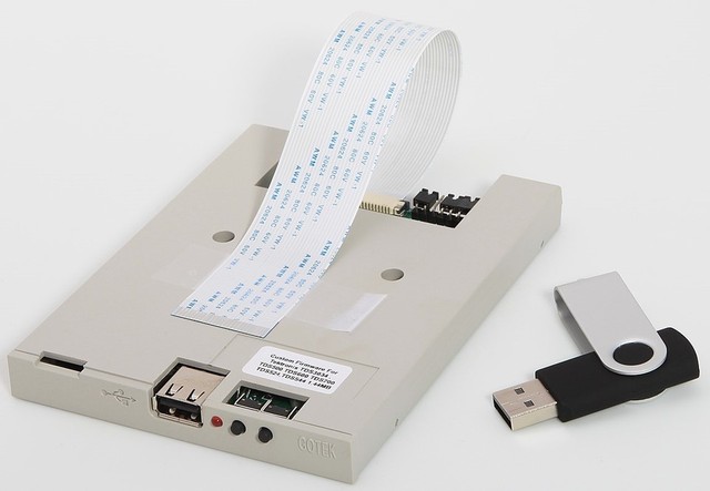 Floppy Drive to USB Emulator For Tektronix TDS3034 TDS500 TDS600 Oscilloscope
