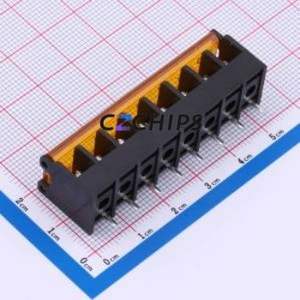 DBT50G-6.35-8P-BK-P OGC Barrier Terminal Block Through hole Component (THT),P=6.35mm Connector - Product Image 2