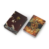 Impression personnalisée de nouvelles cartes à jouer adultes étanches en PVC cartes à jouer en plastique avec logo personnalisé 2 jeux