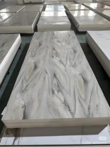 Flexible Interior Decoration Bamboo Charcoal Wood Carbon Crystal Board Artificial Marble Wall Panel Carbon Marble Slab