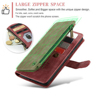 Support de téléphone magnétique de luxe à chargement sans fil avec porte-cartes en PU et dragonne pour S26 Ultra A71 A72 <span class=keywords><strong>A52</strong></span> - Product Image 4