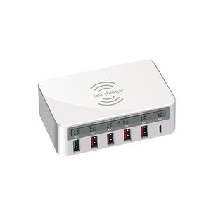 Produits électroniques Chargeurs et adaptateurs de téléphone portable Chargeur <span class=keywords><strong>sans</strong></span> <span class=keywords><strong>fil</strong></span> à charge rapide portable Chargeur mural USB 1 pièce 100W - Product Image 2