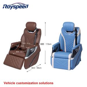 مقعد سيارة جلدي متعدد الوظائف مخصص مع مسند ظهر كهربائي مصمم للسبرينتر فان فيتو لاند كروزر - Product Image 4