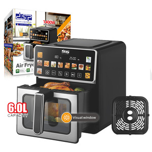 Friteuse à air DSP 6,0 L avec fenêtre visuelle intelligente, multifonctionnelle, électrique, KB2205 - Product Image 1