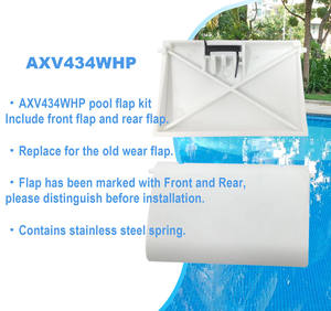 Limpiador de <span class=keywords><strong>piscina</strong></span> <span class=keywords><strong>Hayward</strong></span> Navigator AXV434WHP Kit de aleta de acero inoxidable blanco Spa de repuesto - Product Image 4