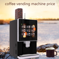 Distributeur automatique instantané de bureau intelligent de 9 boissons chaudes d'affaires pour le cappuccino de café