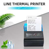 Imprimante thermique portable sans fil pour restaurant, petite imprimante thermique chinoise de 58 mm, imprimante de reçus thermique mini sans fil
