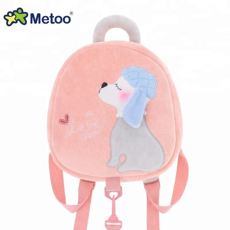 حقيبة مدرسية للأطفال للأطفال مضادة لفقدان الحيوانات لطيف للغاية ، حقيبة ظهر صغيرة للأطفال من القطيفة ، حقيبة أطفال على شكل حيوانات