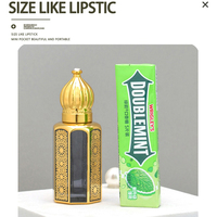 Perfume Árabe Oud de Lujo en Aceite, 3ml, 6ml, 12ml, en Botella de Vidrio con Rodillo Dorado