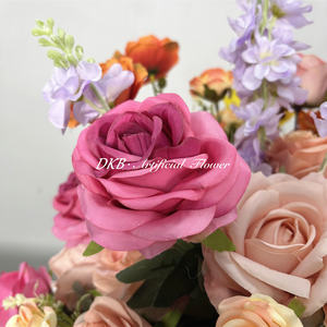 ดอกกุหลาบผ้าไหมประดิษฐ์เหมือนจริงจาก DKB Wholesale สำหรับตกแต่งงานแต่งงาน ตกแต่งโต๊ะ ตกแต่งบ้าน งานปาร์ตี้ขนาดใหญ่ - Product Image 5