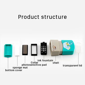 Vêtements en <span class=keywords><strong>textile</strong></span>, <span class=keywords><strong>nom</strong></span> mignon, matériau lavable pour enfants, Animal mignon, jouet, <span class=keywords><strong>tampon</strong></span> de dessin animé - Product Image 4