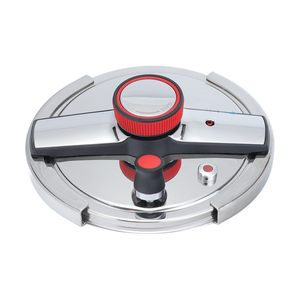 <span class=keywords><strong>Olla</strong></span> a Presión Rotatoria de Acero Inoxidable de 22 CM y <span class=keywords><strong>6</strong></span> <span class=keywords><strong>Litros</strong></span>, Antiexplosión, Multifuncional, para Cocina, Apta para Diversos Tipos de Estufas - Product Image 3