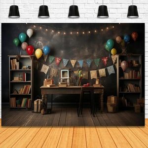 Fondo fotográfico para el regreso a la escuela, alfabeto ABC y números 123 para el aula de los niños, fondo para fotografía, decoración de pancarta para fiestas, personalizable - Product Image 5