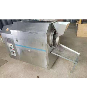 Petite machine à torréfier rotative à gaz et électrique pour céréales, soja, amandes, châtaignes, noix et arachides - Product Image 4