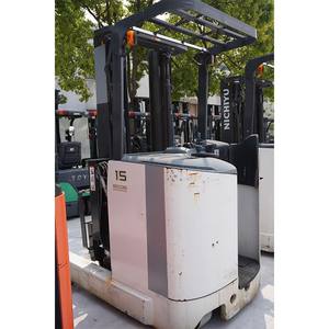 Empilhadeira Elétrica de Corredor Estreito para Armazém, Pequena, Usada, com Bateria de Chumbo-Ácido, Capacidade de 1.5 Toneladas e Altura de Elevação de 3000mm - Product Image 1