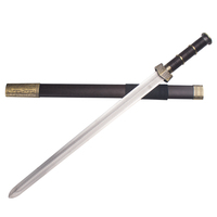 Épée chinoise Qin motif écailles de poisson artisanat de haute qualité 74cm 0.9kg mobilier de maison FengShui