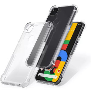 Clair Transparent souple TPU silicone antichoc protection complète <span class=keywords><strong>coque</strong></span> de téléphone couverture arrière pour <span class=keywords><strong>Google</strong></span> <span class=keywords><strong>Pixel</strong></span> 1 2 3 <span class=keywords><strong>3a</strong></span> 4 4a 5 XL - Product Image 3