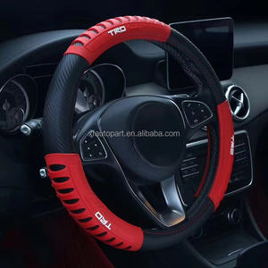 Housse de <span class=keywords><strong>volant</strong></span> de voiture de grande taille 39 <span class=keywords><strong>cm</strong></span> en cuir de fibre de carbone housse de <span class=keywords><strong>volant</strong></span> <span class=keywords><strong>42</strong></span> <span class=keywords><strong>cm</strong></span> - Product Image 2