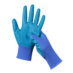 Guantes de látex resistentes al desgaste, Guantes Recubiertos de goma de seguridad de nailon, calibre 13, guantes de látex de 60 g/par para trabajo pesado - Product Image 3