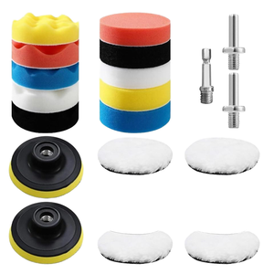 Deegbbyi ชุดฟองน้ำขัด<span class=keywords><strong>รถ</strong></span>23ชิ้นเครื่องมือ<span class=keywords><strong>ขัด</strong></span>แบบใช้ซ้ำได้และล้างทำความสะอาดได้พร้อมสว่านขัด - Product Image 3