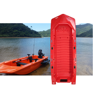 KUDO OUTDOORS 3M Length Cheap Plastic Fishing Rotomolded Polyethylene Boats For Sale