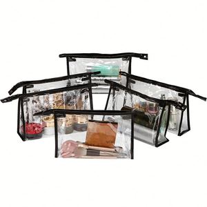 Travel Cosmetic Pvc Women Zipper <b>Makeup</b> Bags Beauty <b>Case</b> Organizer Storage Bath Toiletry Wash Make up Bag Transparent - Product Image 6