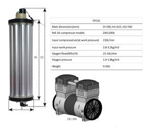 Hoogrenderende Industriële <span class=keywords><strong>15lpm</strong></span> 12 Toren Zuurstofconcentrator - Product Image 5