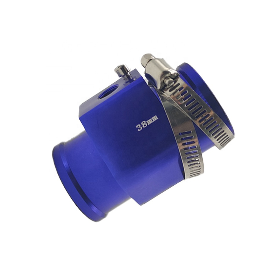 wt-38mm Blue Water Temp Temperature Joint Pipe for Universal