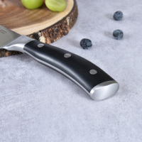 Hete Verkoop 7 Inch Duits Rvs Fruit Groente Keuken Santoku Mes Professionele Santoku Mes Met Abs Handvat