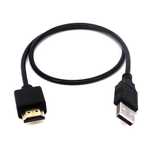 <b>Usb</b> To <b>HdmI</b> Cable 0.5m All Copper Black Car Charger Adapter - Product Image 1