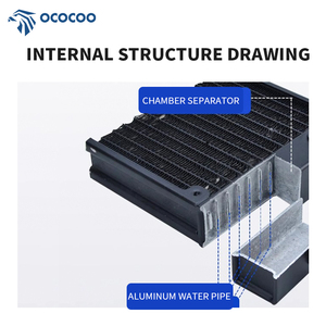 وصلة خيط G1/4 80 ، معدات تجميل كمبيوتر من الألومنيوم ، مبرد سائل - Product Image 4