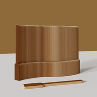 Paravent pliable en papier accordéon Y096 pour expositions, bureaux, magasins de vêtements, décors de diffusion en direct, pliable et mobile