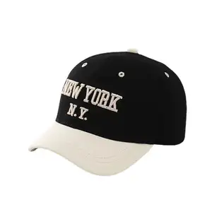 Cappellino per camionista cappellino Color block cappellino da baseball quattro stagioni con visiera da esterno ricamata